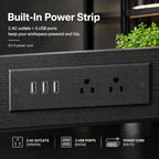Homieasy 3D Printer Stand with Charging Station, 29.1" x22.8", Black - Image 6