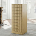 9 Drawer File Cabinet for Home Office, Natural Walnut by Perledesign%E2%80%93WorkinStyle