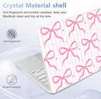 4-in-1 Hard Case for 2026 MacBook Neo 13 (A3404), Bows-Stripe - Image 6