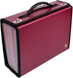 CNK Accordion File Folders with 24 Pockets Organizer for Document Paper Storage Folder Documents Expanding Binder Folio Pocket Receipt Filing Expandable Files Dividers Labels Letter Durable Handle by CNK