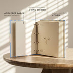 Document Organizer Binder for Important Papers & Passports, Cloud - Image 2