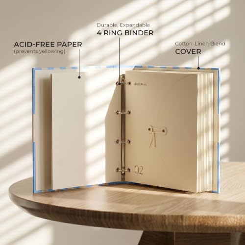 Document Organizer Binder for Important Papers & Passports, Cloud - Image 2