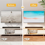 Mount-It! in-Wall TV Cable Management Kit with Recessed Power – Dual Outlet, USB-A and USB-C Ports, 9ft Cord, and Hand Saw – Easy, Safe Cable Management for Organized TV and Home Theater Setups - Image 2