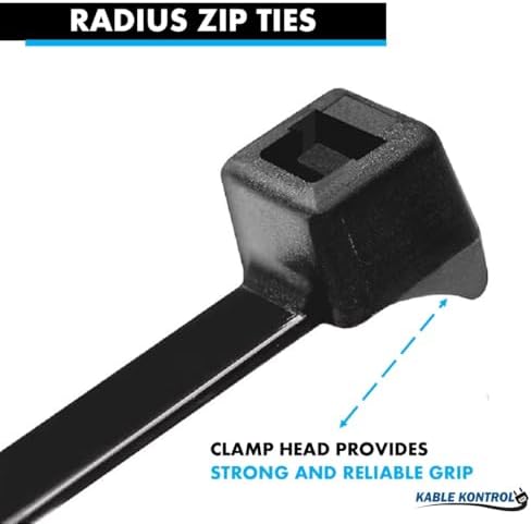 Kable Kontrol Fuel Hose Zip Ties, 4 Inch 35,000 Pcs, 18 Lbs Test – Black - Image 3