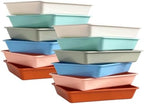 12Pcs Letter Size Flat Storage Tray Organizer Bin for Classroom Office Home by WEEK+NINE