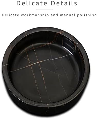 Marble Wine Bottle Coaster Champagne Bottle Absorbent Cork Holder Black - Image 3