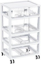 Vtopmart Drawer Storage Organizer,4 Tier 6 Drawers with Wheels by Vtopmart