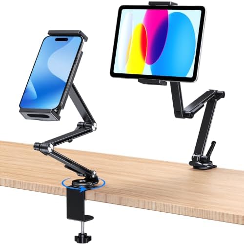 CreaDream Tablet Stand Holder, Aluminum Extendable iPad Arm Mount for Desk by CELLPHONESTAND