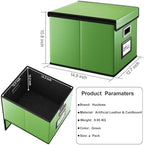 File Organizer Box with Lids, Collapsible File Folder Organizer - Image 6
