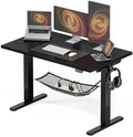 Acrolix 48x24 Electric Standing Desk with Cable Net, Black by Acrolix