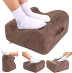 Foot Rest for Under Desk at Work,Curved Ergonomic Footrest for Office,Brown by Unknown