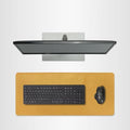 Full Grain Leather Desk Pad, Mustard Yellow, L (27.6 x 11.8 inch) by DAREhue