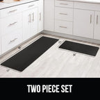 GORILLA GRIP Cushioned Kitchen Mats for Floor, 2 PK, 17x24+17x48 Black - Image 6