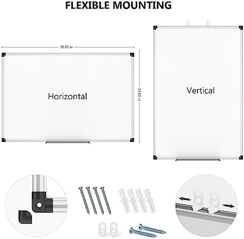 XBoard Magnetic Whiteboard 36 x 24 Inches - Image 4