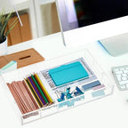 Briwooody Clear Acrylic Drawer Organizer Expandable,7 Compartments,Large - Image 6