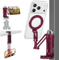 OMOTON TP02-Pro 5 in 1 Magnetic Phone Holder for Vlogging Essentials, Red by OMOTON