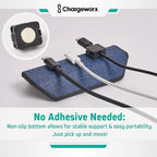 Magnetic Cable Organizer 4 Pack, Weighted Non-Adhesive Cord Holder for Desk - Image 5