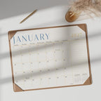 Jotsome Desk Calendar 2026-2027 with Protective Mat, Academic Desk Calendar - Image 2