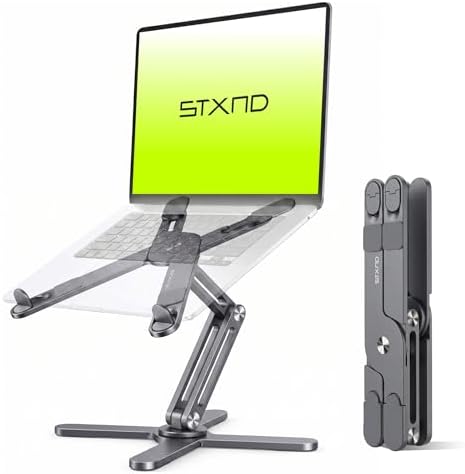 Model-X 2.0 Laptop Stand, Laptop Stand for Desk Adjustable Height by STXND