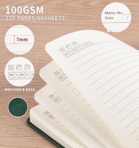 15 Pack Pocket Notebooks A6 Small Notebook Total 1800 Pages 100 GSM - Image 3