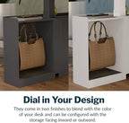Vari Standing Desk Cubbies – Dove Grey - Image 5