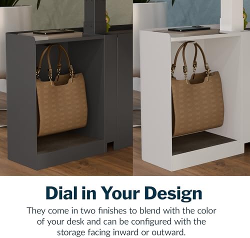 Vari Standing Desk Cubbies – Dove Grey - Image 5