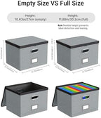 Oterri File Box Large 1-Pack Hanging Organizer for Letter/Legal-Size Folder - Image 3