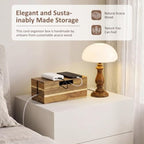 Acacia Wood Cable Management Box - Cord Hider&Organizer for TV Wires - Image 6