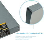 Lineco Clamshell Archival Storage Box, 11.5x17.5x1.75 Inch, Gray - Image 4