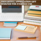 20 Pcs Back to School Teacher Appreciation Gifts Bulk Wooden Sticky Note Holder Motivational Thank Your Gift Inspirational Sticky Notes for Teacher Back to School (Coordinator) - Image 6