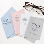 100-1000 PCS Custom Logo Microfiber Cleaning Cloths, Personalized Eyeglass Lens Cloths, Bulk Promotional Glasses Cloth for Optical Shops, Corporate Gifts (100) - Image 2