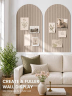Large Arched Felt Bulletin Board 47.2''×25.5'', Taupe - Image 4