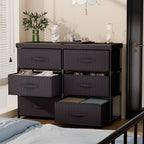 GcdPai Dresser 6 Fabric Drawer Stand Desktop Plastic Support Tube - Image 6
