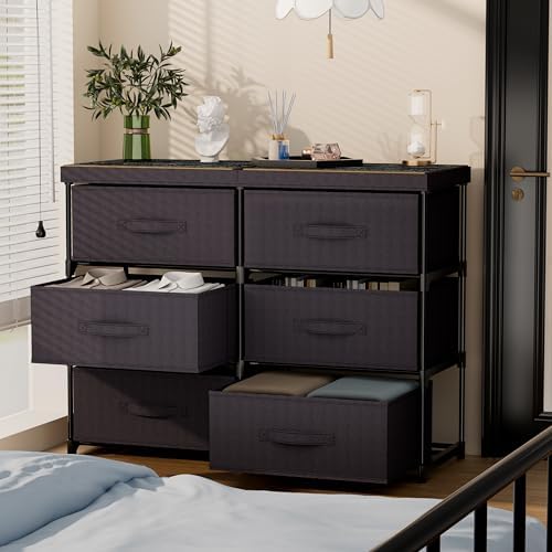 GcdPai Dresser 6 Fabric Drawer Stand Desktop Plastic Support Tube - Image 6