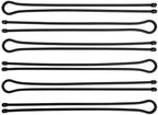 Nite Ize Gear Tie Original ProPacks - Reusable Rubber Twist Ties for Indoor & Outdoor Use - Bendable Wire Interior - Durable Rubber Exterior - Secure Grip - Black, 32" (12 Pack) - Image 2