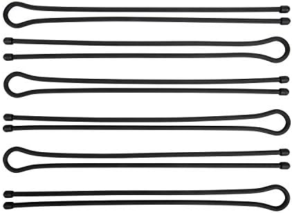 Nite Ize Gear Tie Original ProPacks - Reusable Rubber Twist Ties for Indoor & Outdoor Use - Bendable Wire Interior - Durable Rubber Exterior - Secure Grip - Black, 32" (12 Pack) - Image 2