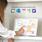Skylight Calendar – 15" Touchscreen Digital Calendar & Chore Chart, White - Image 2