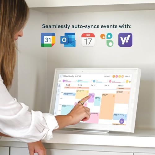 Skylight Calendar – 15" Touchscreen Digital Calendar & Chore Chart, White - Image 2
