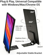 Laptop Screen Extender, 13.3" FHD Portable Second Monitor for Laptop - Image 3