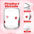 SiliFine 4 PCS Heart Icon Juice Glasses - Image 5