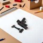BESPORTBLE Rotatable Document Copy Holder Clip for Typing and School Use, Lightweight Metal Easel Accessory with Efficient Organization and Artist Paint Brush Holder Clamp - Image 6