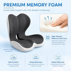 Susbie Car Seat Cushion with Lumbar Support Pillow,Office Chair Cushion - Image 5
