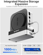 ORICO 1TB Laptop Docking Station for Mac mini M6, M5 Pro, M4/M4 Pro - Image 2