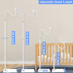 Baby Monitor Floor Stand Holder Mount Compactible for eufy E20,E21,E30, Indoor Cam S350,Spaceview E110, Spaceview pro E210,E220 - Image 5