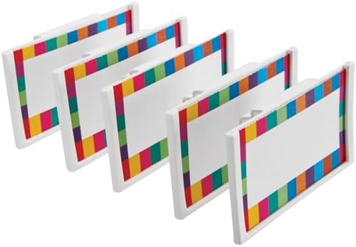 Really Good Stuff Durable Book & Binder Holder, 5-Pack, Bright Neon Colors - Image 6