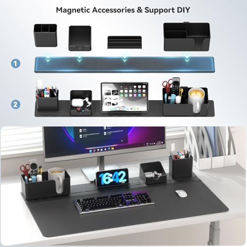 KDD Mouse Pad - Desk Mat with Phone Holder - Gaming Mousepad with Ultra-Smooth Surface, Non-Slip Base - Keyboard Mat for Home Office Gamer Accessories - Image 5