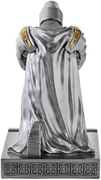 Medieval Templar Vanguard Officer Knight Pen Holder Desk Organizers Silver - Image 5