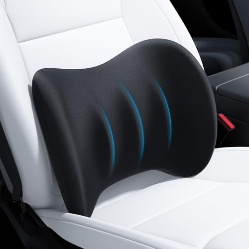Wigoo Lumbar Support Pillow for Car-Office Chair, Black 1-Pack by wigoo