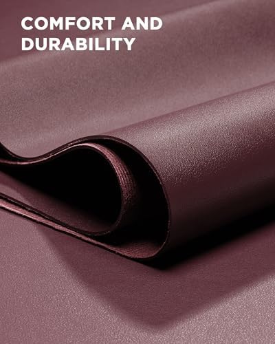 YSAGi 47.2" x 24" Large PU Leather Desk Mat for Keyboard and Mouse - Waterproof Non-Slip Desk Pad Protector for Office, Home, Writing Desk, Dark Pink - Image 6