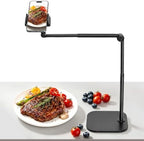 MACEVIA Overhead Phone Stand for Recording,Tabletop Cooking Tripod for Desk by Macevia